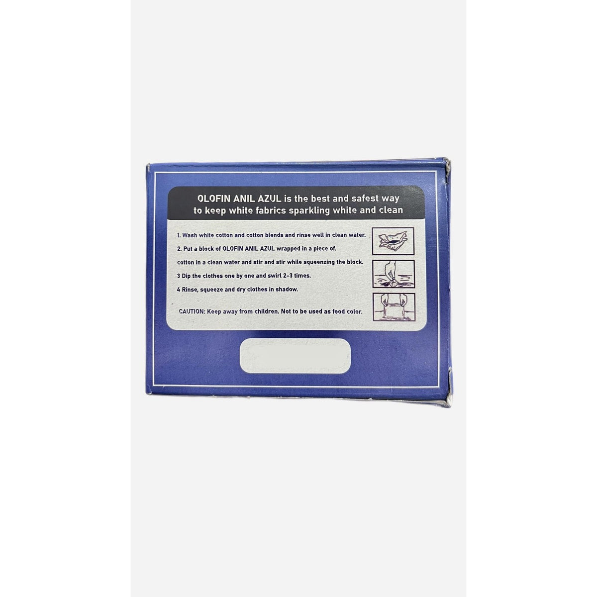 Añil azul Blue squares (5 Añil) Pack of 5 cubitos de añil azul blue cubes 5 pieces per order añil Advanced Laundry Formula