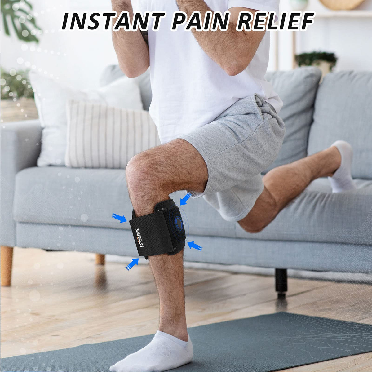 Sciatica Pain Relief Devices Brace, Sciatic Ease Nerve Brace for Men Women, Lower Back, Hip