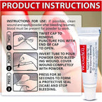 Buy now WoundSeal Topical Powder Wound Care First Aid for Cuts, Scrapes and Abrasions Single Use, 4 count (Packaging May Vary) at indiglob india