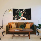 Conor McGregor Boxing Flag Funny Poster Durable Man Cave Wall Flag with Brass Grommets 3x5 Feet Tapestry for College Dorm Room Decor,Outdoor,Bedroom, Parties gifts, travel, filming,events,festivals..