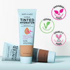 Buy now wet n wild Bare Focus Tinted Hydrator Tinted Skin Veil, Lightweight Buildable Coverage with Hyaluronic Acid & Vegan Squalane, Semi-Matte Finish, Cruelty-Free - Light at indiglob india