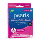 Nature's Way Women's Probiotic Pearls, Supports Vaginal Health*, 30 ct | Supports Vaginal & Digestive Health*, 1 Billion Live Cultures, Protects Against Occasional Bloating & Constipation*, Softgels