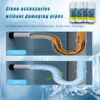 Wild Tornado Pipe Dredge, Powerful Sink and Drain Cleaner Powder, Fast Foaming Drain Cleaner for Kitchen and Pipes Cleaning Tool