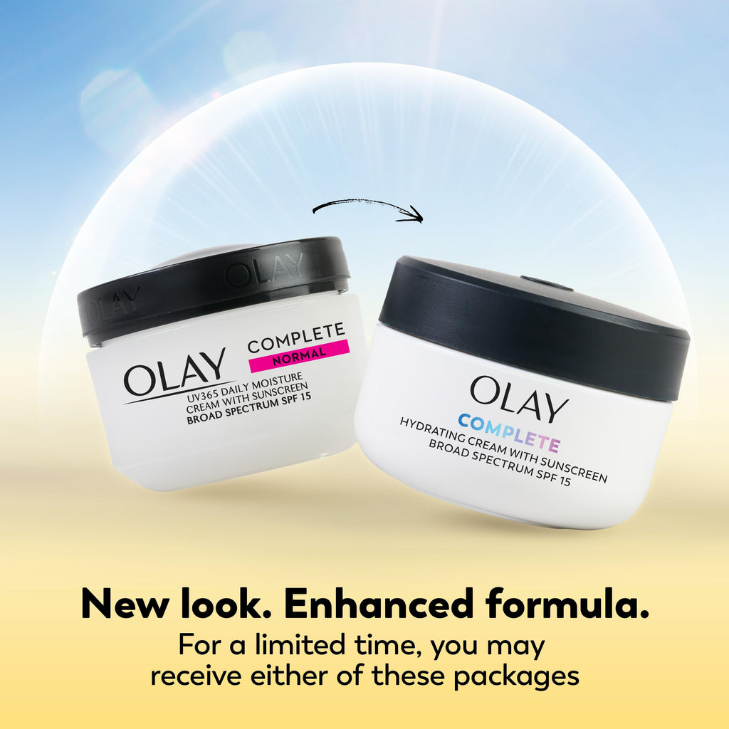 Buy now Olay Face Moisturizer Complete All Day UV Moisture Cream with Sunscreen SPF 15, Normal Skin, 2 Fl Oz (Pack of 3) at indiglob india
