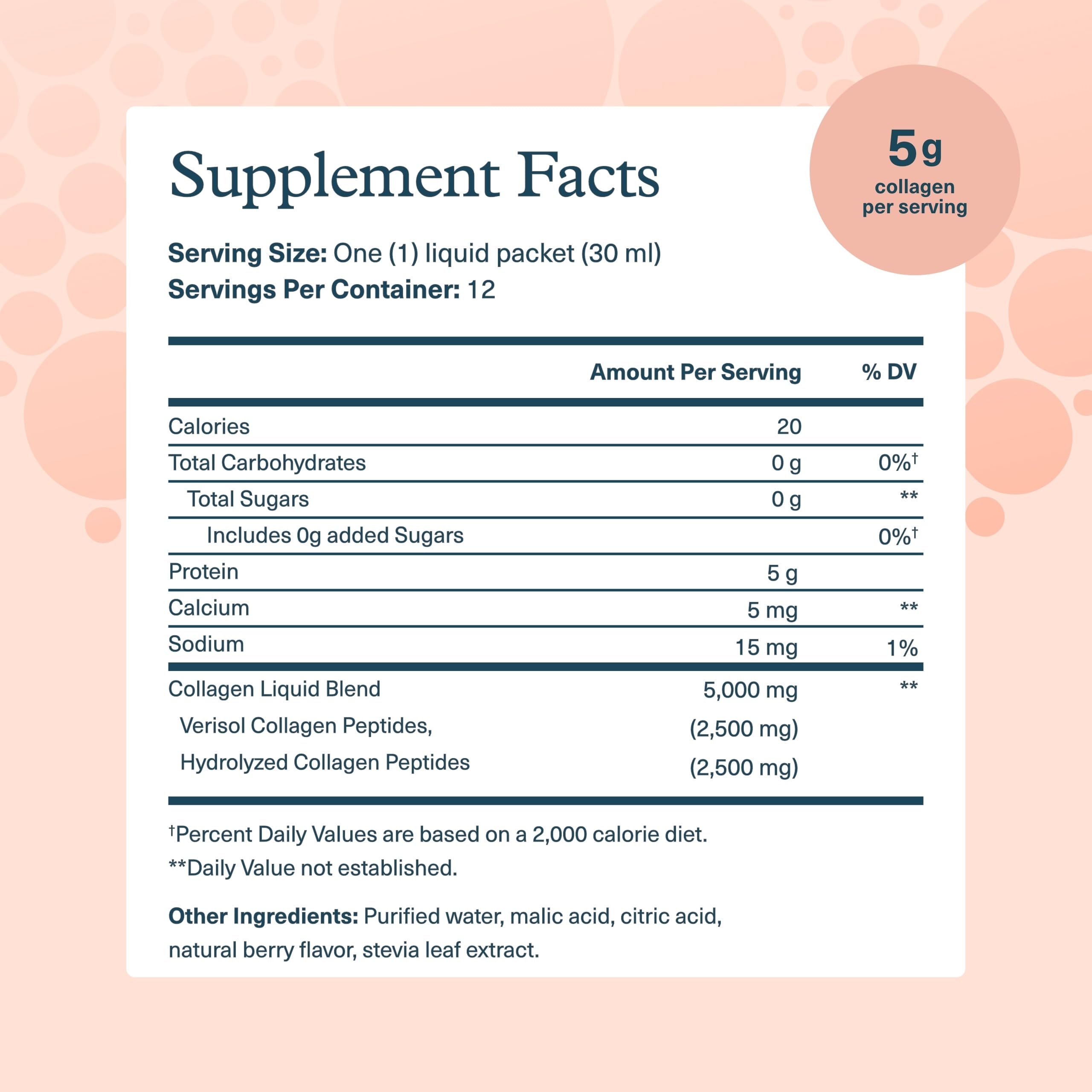 Youtheory Collagen Liquid, 5,000 mg, Berry Flavor, 1 oz, Pack of 12 | Hydrolyzed Collagen Peptides, Supports Hair Growth, Nail, and Joint Health*, Ready-to-Drink, Easy Absorption