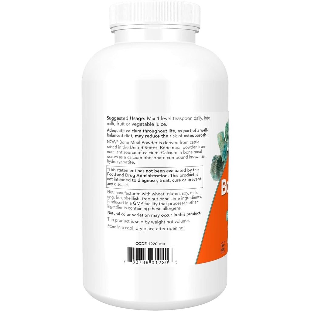 Buy now NOW Supplements, Bone Meal Powder with Calcium Carbonate and Magnesium Oxide, Natural Calcium Source, 1-Pound at indiglob india