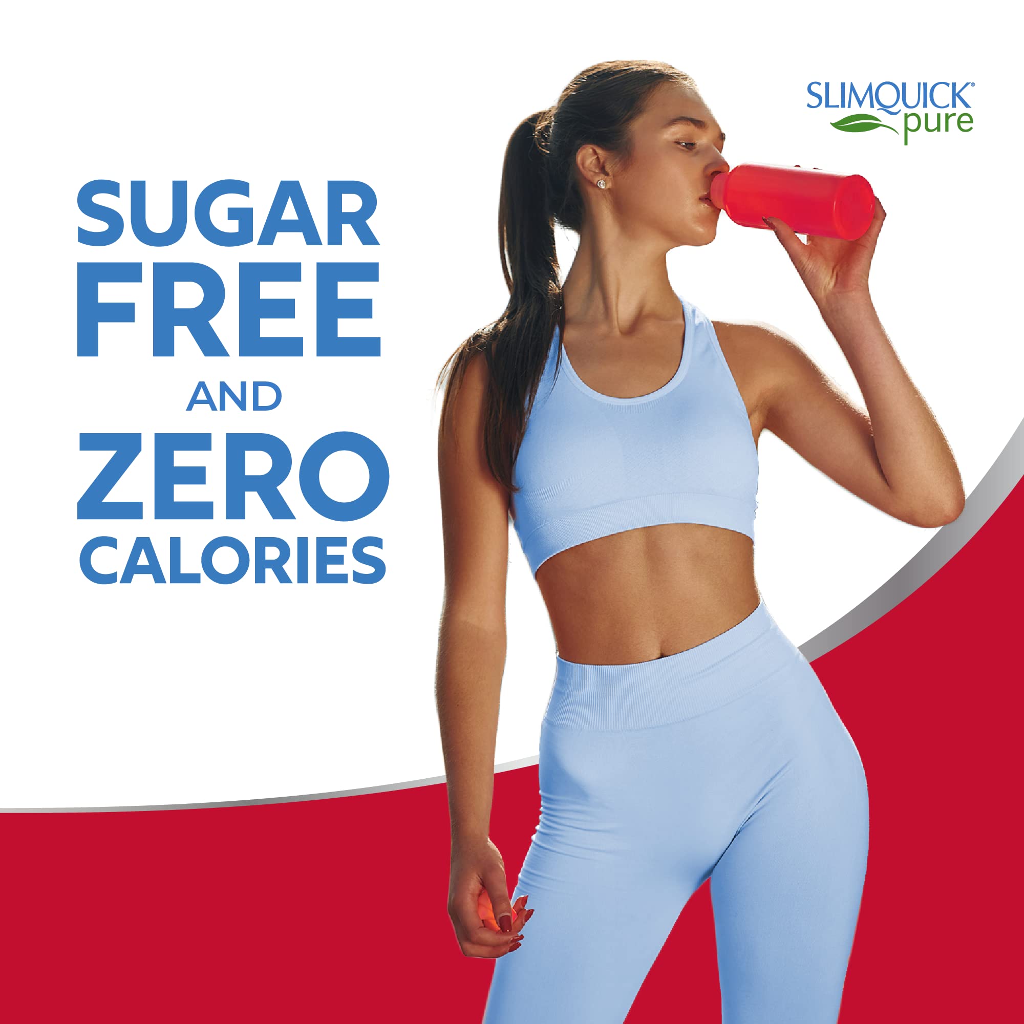 SlimQuick Pure 3X Extra Strength Drink Mix for Women, Achieve Weight Goals | Helps Metabolism & Fat Breakdown, Keeps Full for Longer, Green Tea, Caffeine, Chaste Tree, Rhodiola, Mixed Berry, 26 Ct