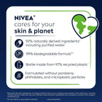 Buy now NIVEA Men Active Clean Body Wash with Natural Charcoal for Normal to Oily Skin, 3-in-1 Charcoal Body Wash, Face and Hair, Draws Out Dirt and Impurities, 16.9 Fl Oz Bottle, Pack of 3 at indiglob india