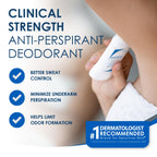Vanicream Antiperspirant Deodorant Stick, 2.25 Oz, Formulated without Common Irritants for Sensitive Skin, Clinical Strength with 24-Hour Protection, Reduces Underarm Wetness, Unscented