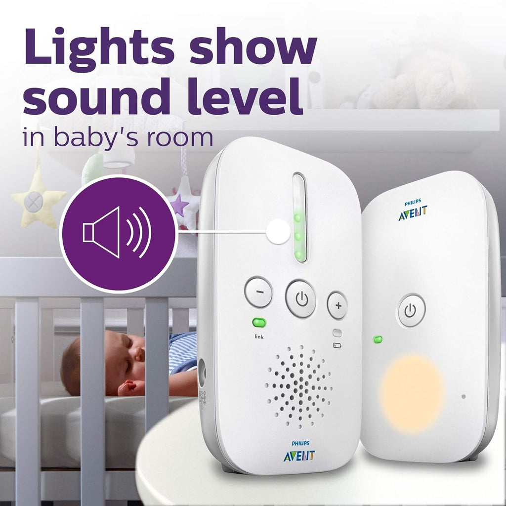 Buy now Philips AVENT Audio Baby Monitor DECT, White, SCD502/10 at indiglob india
