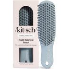 Kitsch Scalp Renewal Brush - Hairbrush Scalp Massager - Terracotta | Exfoliating Hair Brush, Gentle Head Massage Brush to Remove Buildup, Boost Circulation & Relaxing Head Scrubber for Hair Wash