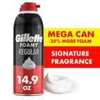 Buy now Gillette Foamy Classic Shave Foam for Men, Protection Against Shaving Irritation, Quick and Smooth Shave, shaving cream, 14.9 Oz at indiglob india