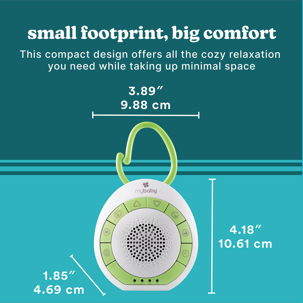 MyBaby Sound Machine, White Noise for Baby, Travel, Nursery and On The Go