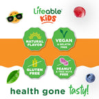 Lifeable Vitamin B12 for Kids | 1000 mcg | Great Tasting Vitamin B12 Gummies | Gluten Free, Vegan B12 Vitamins | B12 Vitamins for Energy, Mood and Nervous System Support | 90 Gummies