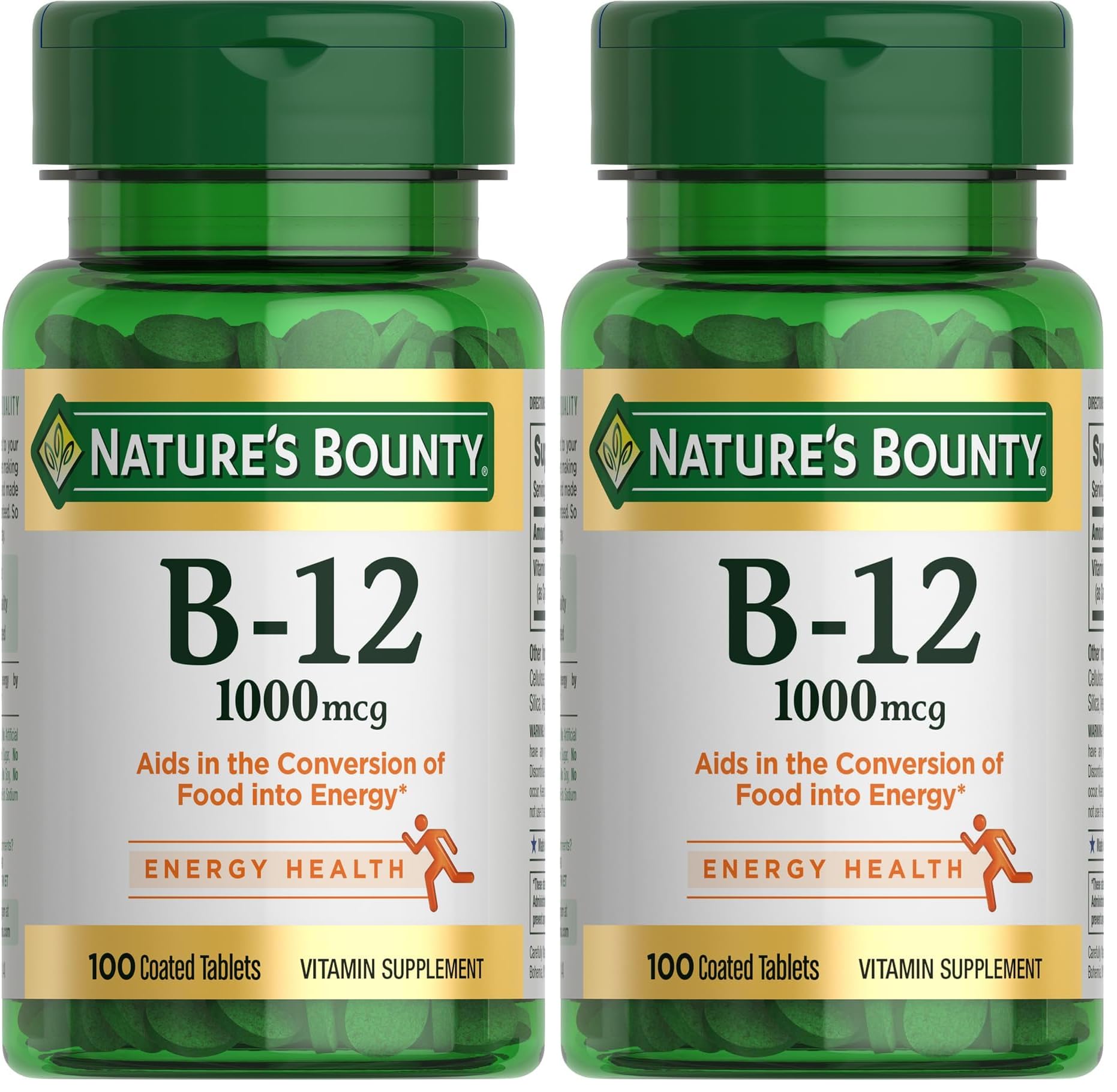 Buy now Vitamin B12 by Nature's Bounty, Vitamin Supplement, Supports Energy Metabolism and Nervous System Health, 1000mcg, 100 Tablets at indiglob india