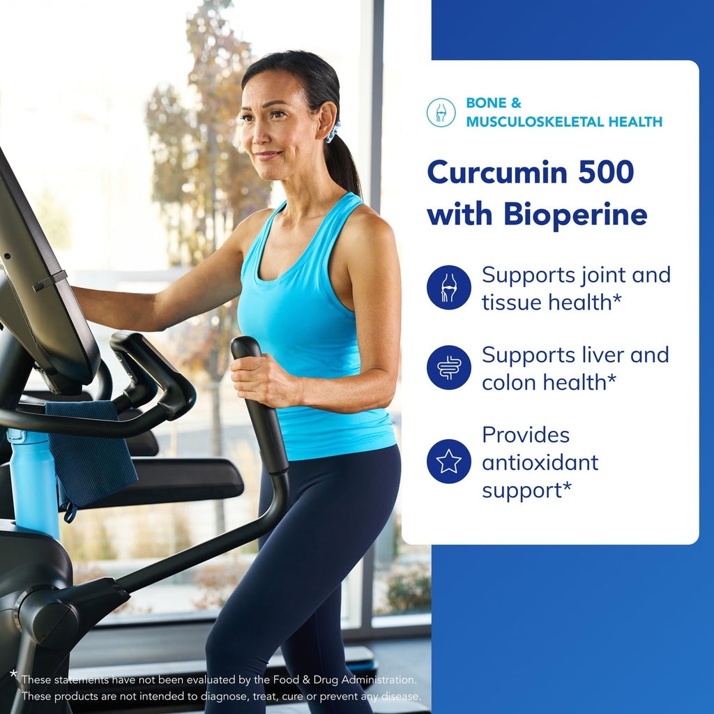 Pure Encapsulations Curcumin 500 with Bioperine, 60 Capsules | Antioxidant Supplement to Support Joints, Tissue, Liver, Colon and Cellular Health*, with Turmeric Curcumin and Bioperine