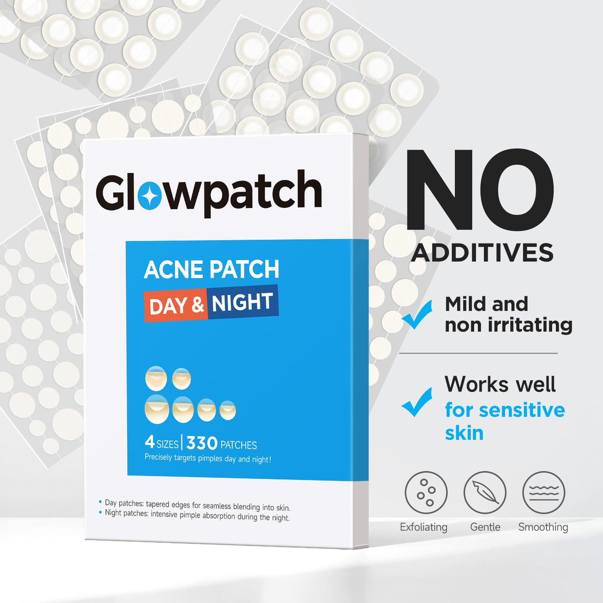 Invisible Pimple Patches for Face, Day & Night Acne Cover 330 Ct