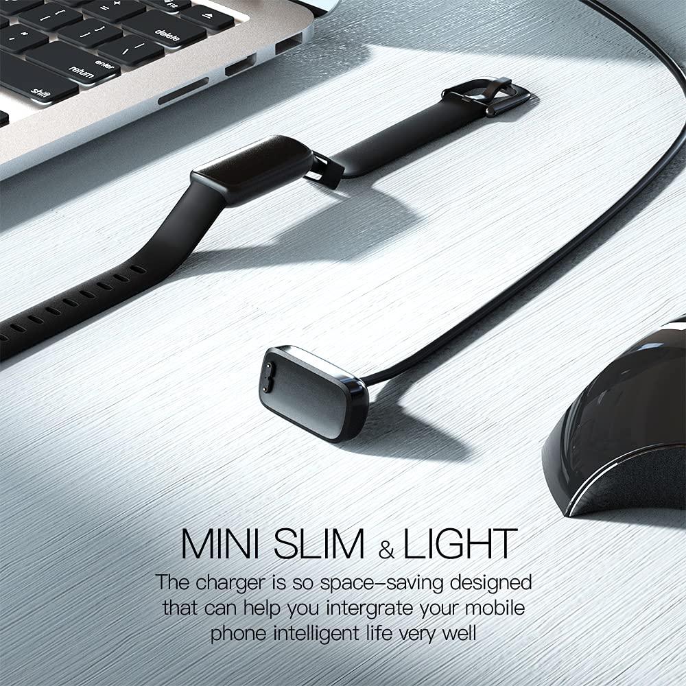 Buy now AWINNER Compatible with Fitbit Charge 6/Charge 5/Luxe Charger Cable,Replacement USB Charging Dock Stand for Fitbit Luxe Smart Watch at indiglob india