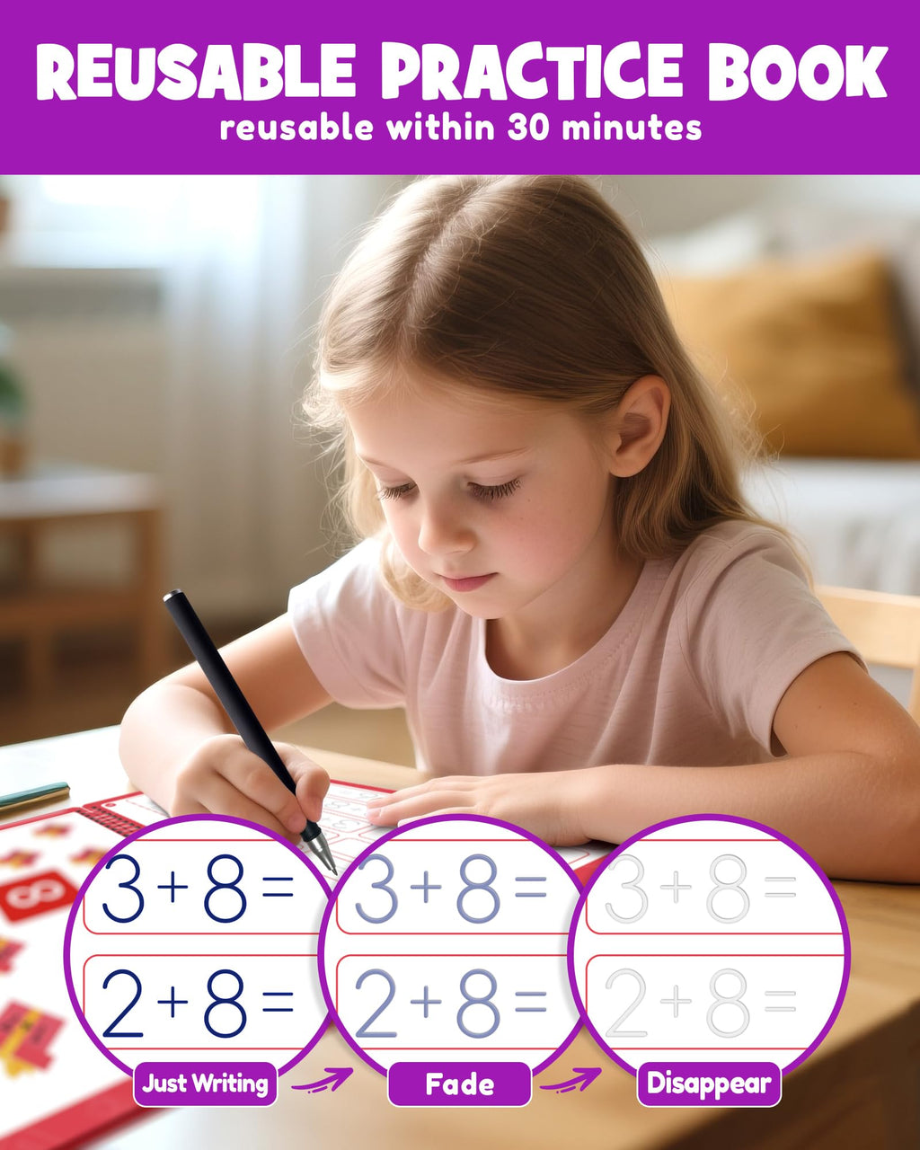 Magic Grooved Writing Practice Books for Kids Learn to Write Letter