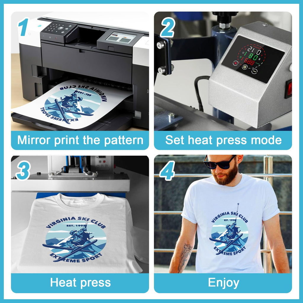 Lzerking Sublimation Paper 8.5x11 Inch 125gsm 400 Sheets