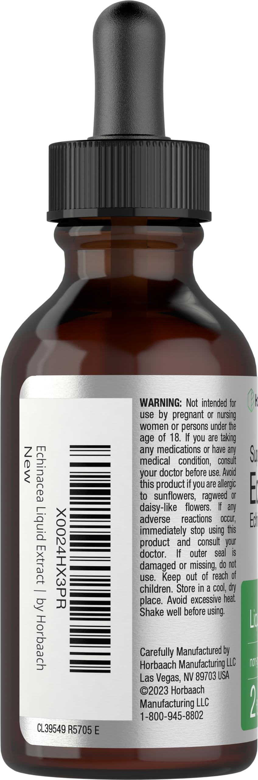 Horbaach Echinacea Drops Herb Tincture | 2 fl oz