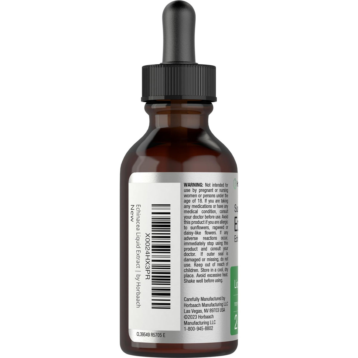 Horbaach Echinacea Drops Herb Tincture | 2 fl oz