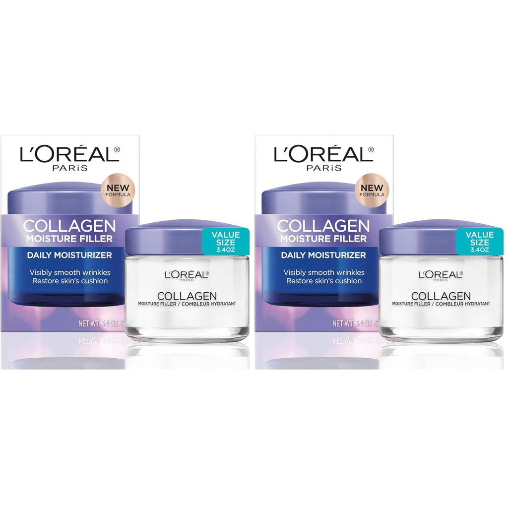 L’Oreal Paris Collagen Daily Face Moisturizer, Anti Aging Face Cream to Reduce Wrinkles and Provide Intense Hydration, 1.7 oz