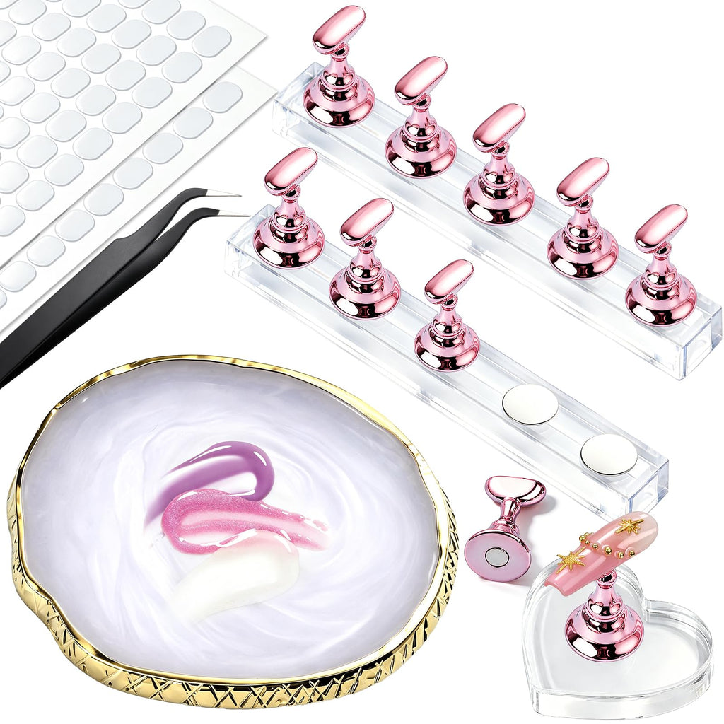 FANDAMEI Nail Stand,Nail Stand For Press Ons,Nail Holder For Painting Nails