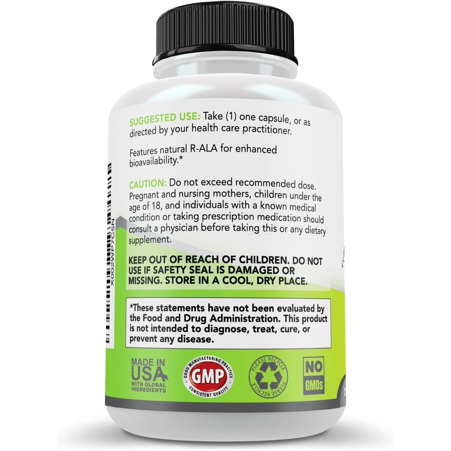 Buy now Simply Natures Pure Alpha Lipoic Acid 600mg 120 Veggie Capsules, Non-GMO Thioctic Acid 4 Month Supply at indiglob india
