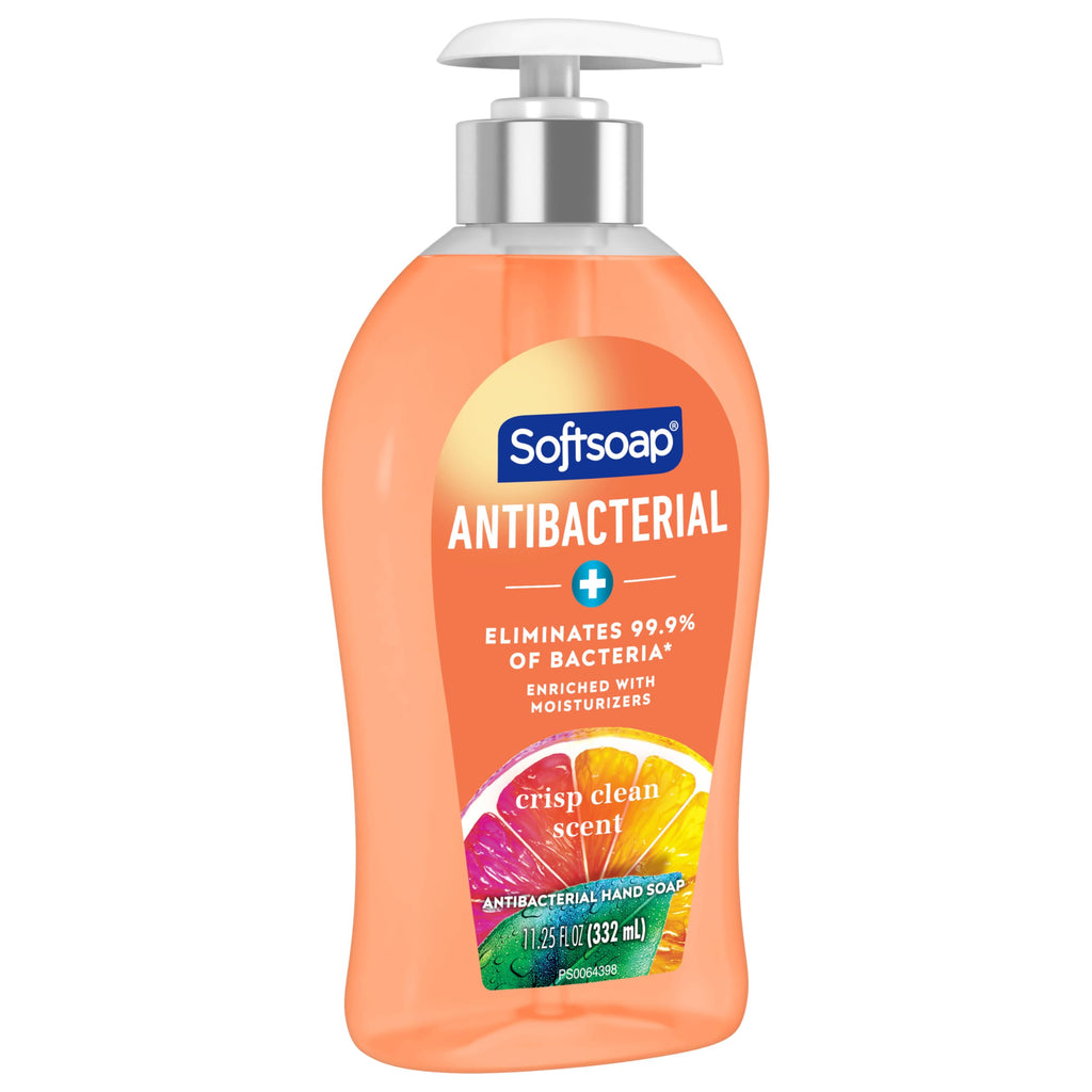 Buy now Softsoap Antibacterial Liquid Hand Soap, Crisp Clean Scent, 11.25 Ounce, 6 Pack at indiglob india