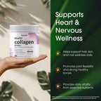 NatureBell Multi Collagen Protein Powder - 600g - Hydrolyzed Collagen Peptides - for Skin, Hair, Nail, Joint & Bone Health Support* - Grass-Fed & Keto-Friendly - Unflavored