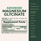 Nature's Bounty Calm Magnesium Glycinate Supplement, 90 Capsules