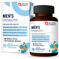 NATURE TARGET Probiotics for Men, 60 Billion CFU, 90 Veggie Tablets | 14 Strains Probiotics & Prebiotics for Men's Digestive & Immune Health, Shelf Stable, Gluten & Soy Free