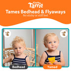 T is for Tame Kids' Hair Taming Cream & On-the-Go Flyaway Wand Bundle | Taming cream (3.38 fl oz) + taming wand (0.51 fl oz) w/ coconut & jojoba oil for bedhead & flyaways, made in the USA