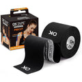 Buy now OK TAPE Kinesiology Tape 10 inches Precut, 20 Strips, Cotton Elastic Athletic Tape Latex Free, 2in x 16ft, Black 20 Count (Pack of 1) Black at indiglob india
