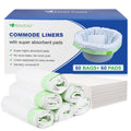 Kovevo 60 Pack Commode Liners with Absorbent Pads