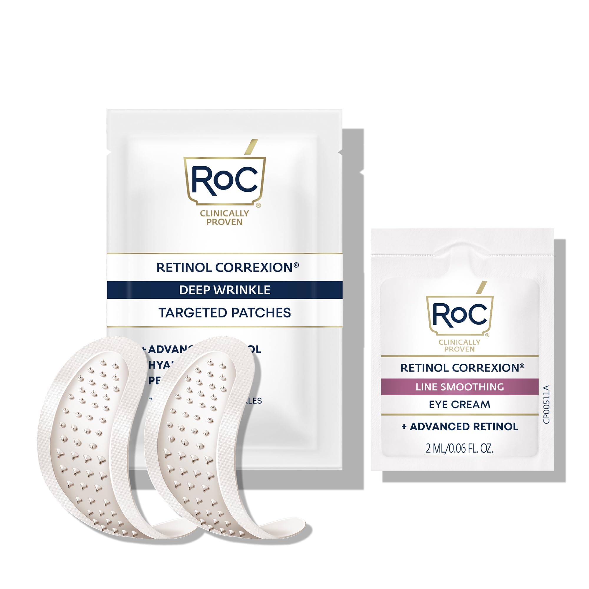 RoC Retinol Correxion Deep Wrinkle Retinol Face Serum, Ascorbic Acid, 1 0z | Anti-aging treatment for fine lines, dark spots, post acne scars, clinically proven, dermatologist-tested, packaging may vary