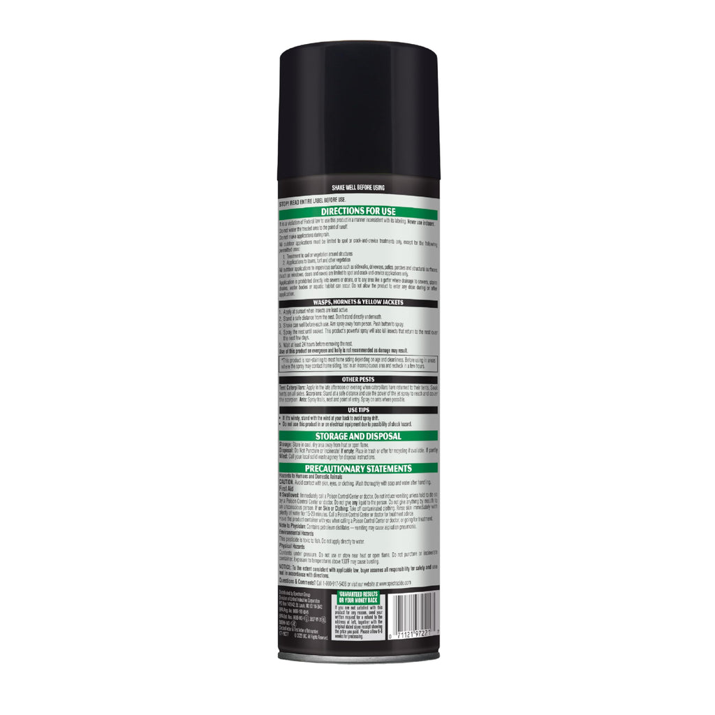 Spectracide Wasp & Hornet Killer Aerosol Spray 18.5 Oz, 12 Pack