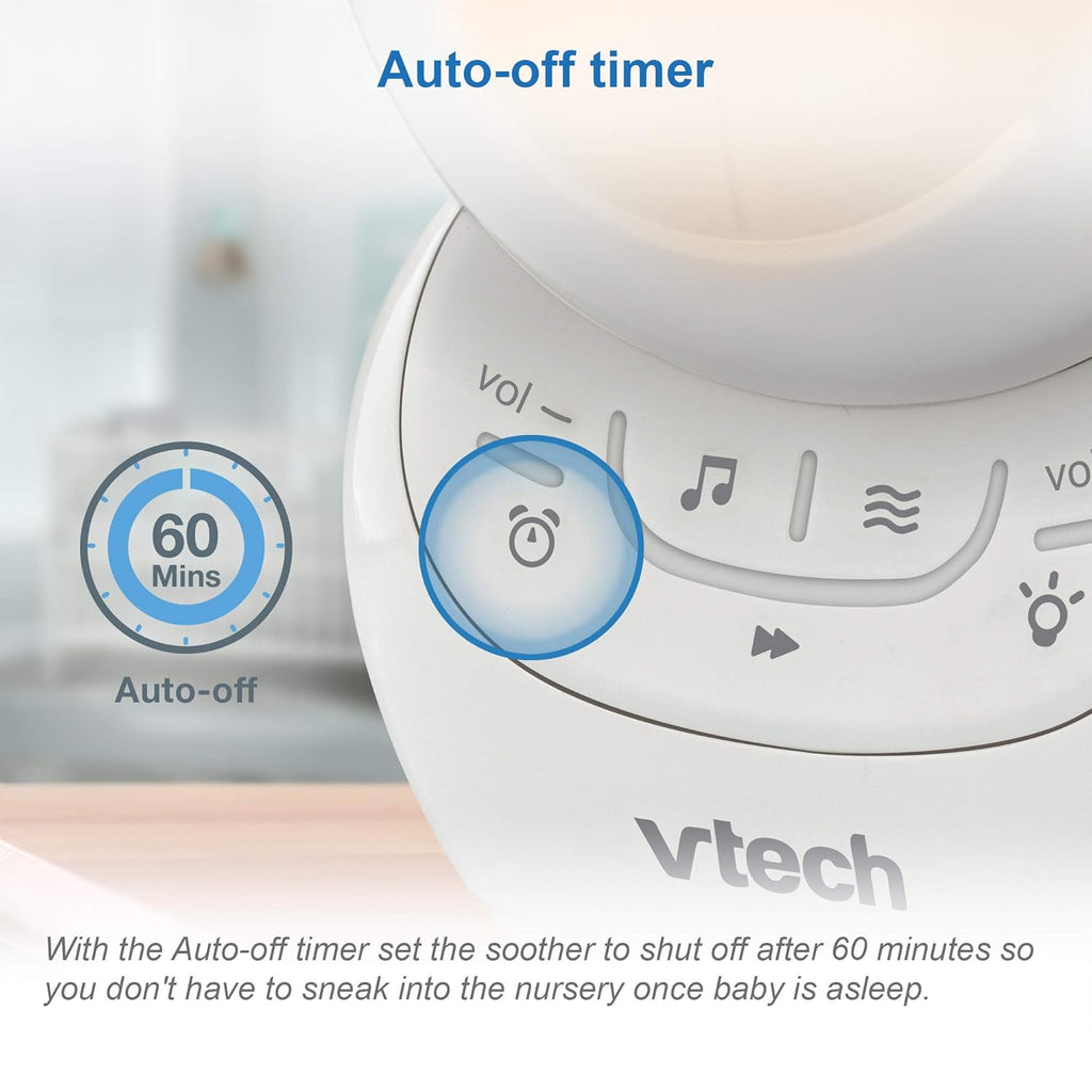 Buy now VTech Communications BC8211 Myla The Monkey Baby Sleep Soother with a White Noise Sound Machine Featuring 5 Soft Ambient Sounds, 5 Calming Melodies & Soft-Glow Night Light, 1 Count (Pack of 1) at indiglob india