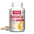 Jarrow BoneUp Three Per Day, Vitamin D3 and Calcium, 180 Capsules | For Bone Density and Skeletal Nutrition, K2 (as MK-7), 60 Day Supply, Take 3 Per Day
