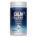Natural Vitality Calm Sleep Capsules | Magnesium with Melatonin, L-Theanine & Gaba Supplement | For a Good Night's Sleep | Non-GMO, Gluten Free & Vegan | 120 Count