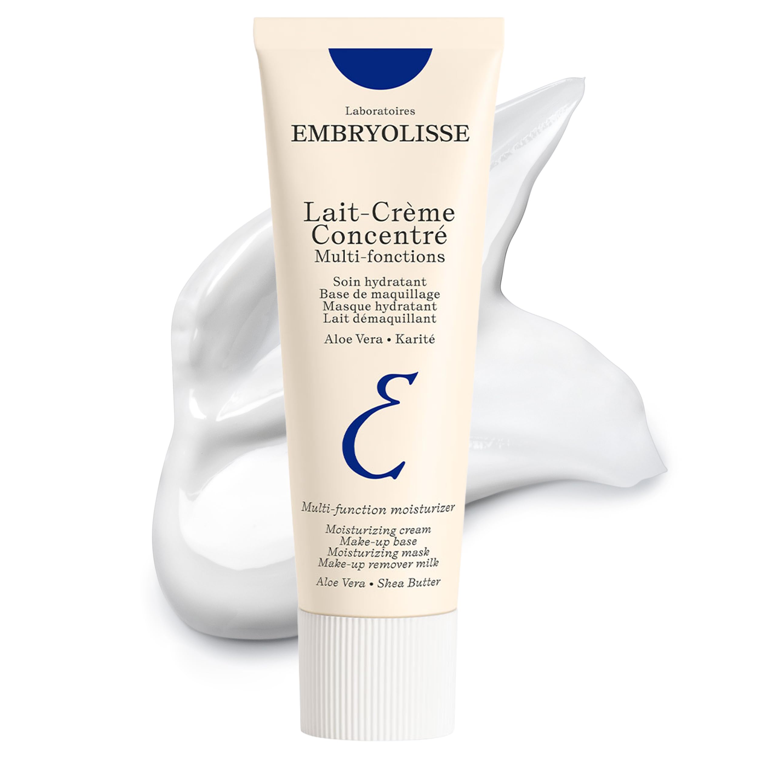 Embryolisse Lait-Crème Concentré Face Moisturizer and Makeup Primer, French Face Cream With Shea Butter & Aloe Vera