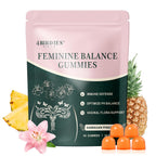 Premium Feminine Balance Gummies for Women's Health, Hawaiian Pineapple Gummies for Women Vaginal Probiotic & pH Balance Support - Vegan - Healthy Odor - Gluten-Free - 60 Count