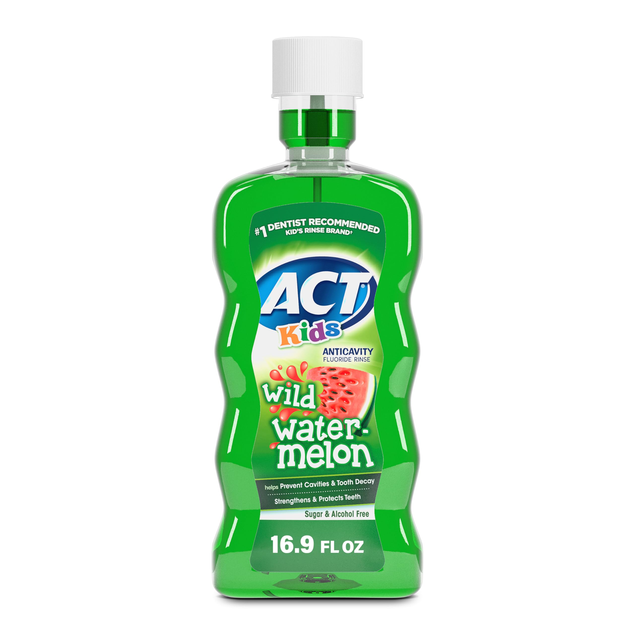 Buy now ACT Kids Anticavity Fluoride Rinse Groovy Grape 16.9 fl. oz. Accurate Dosing Cup, Alcohol Free Wild Watermelon at indiglob india