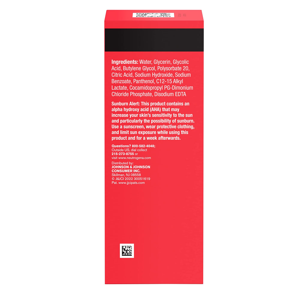 Buy now Neutrogena Stubborn Texture Liquid Exfoliant with 7% AHA Blend & Pro-Vitamin B5 designed for Acne-Prone & Oily Skin, Liquid Face Exfoliator, Oil- & Fragrance-Free, 4.3 fl. oz at indiglob india