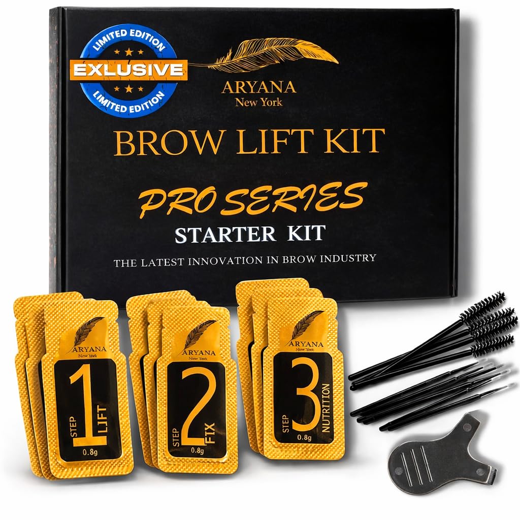 ARYANA NEW YORK Eyebrow Lamination Kit Professional | At Home DIY and Salon Use brow lamination kit, Instant Brow Lift Sachet Professional Series