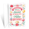 Prime Greetings Granddaughter Birthday Card, Made in America, Thick Card Stock with Premium Envelope Packaged in a Reusable Presentation Mailer, Eco-Friendly, 5in x 7.75in