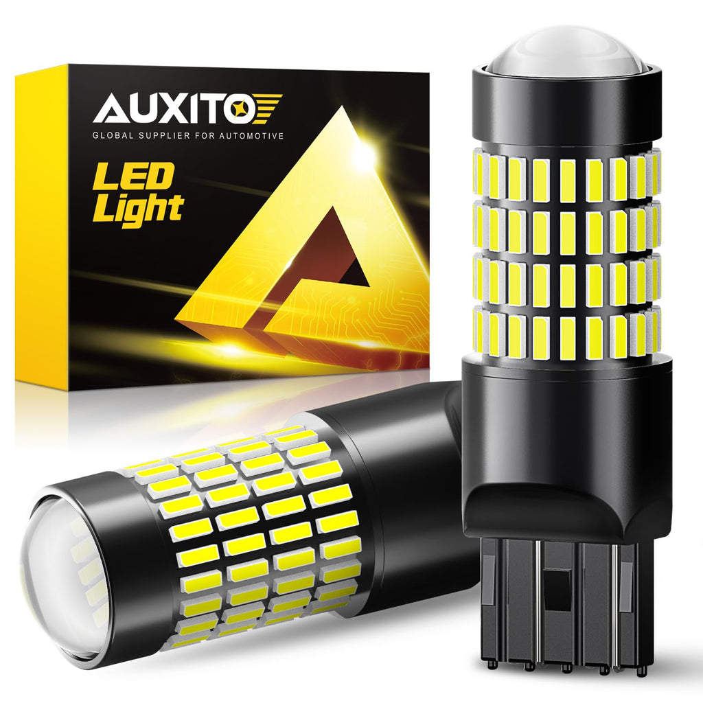 Buy now AUXITO 194 LED Light Bulb 6000K White 168 2825 W5W T10 Wedge 24-SMD 3014 Chipsets LED Replacement Light Kit Error Free for Car Interior Dome Map Door License Marker Lights, Pack of 10 at indiglob india