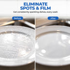 Aromasong Dishwasher Salt - 100% Natural Water Softening Agent for Cleaner Dishes & Washer Reactivation - Compatible with Bosch, Miele, Whirlpool, Thermador, and more - 5 LB.