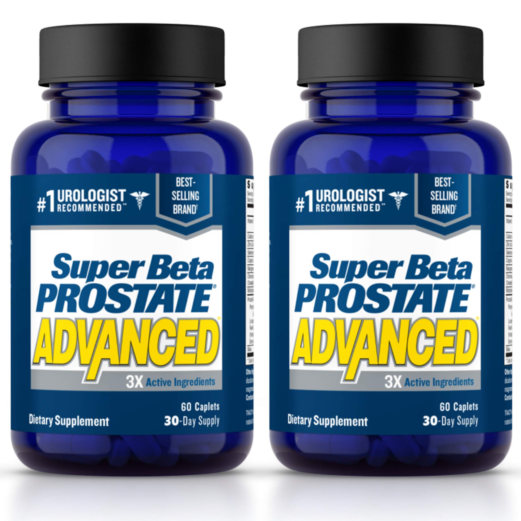 SUPER BETA PROSTATE Advanced - Prostate Health Supplements for Men, 120ct | Reduce Bathroom Trips, Promote Sleep, Better Bladder Emptying & Healthy Prostate